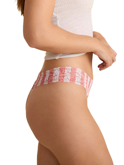 Original Rise Signature Lace Thong in Beach Club - Hanky Panky
