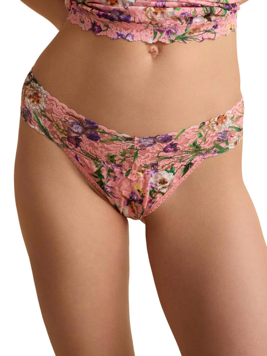 Original Rise Signature Lace Thong in Fawning Flora - Hanky Panky