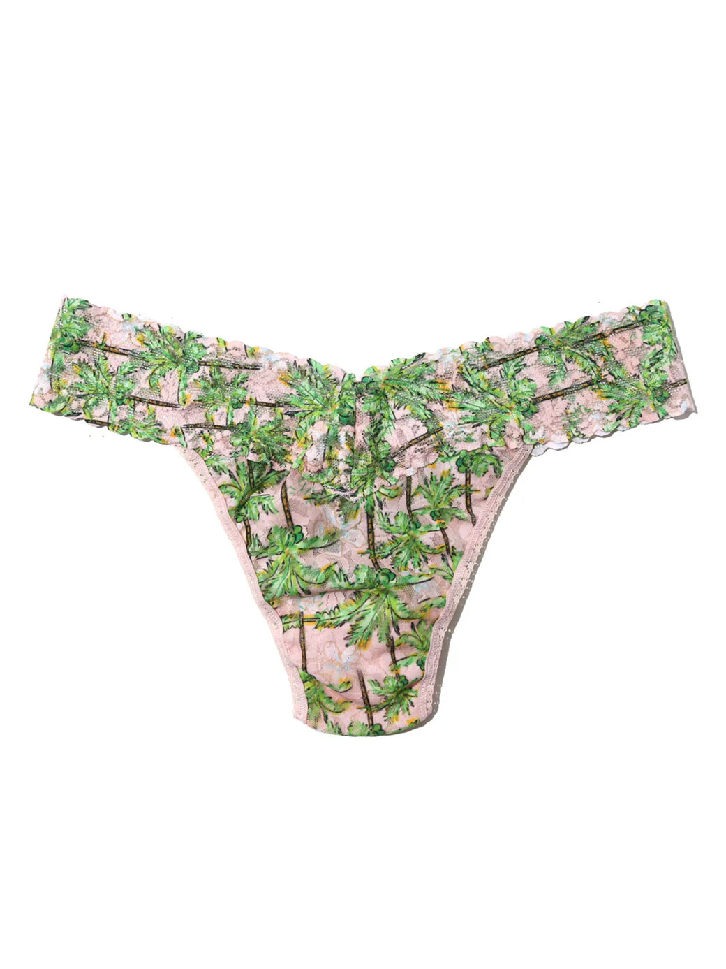 Original Rise Signature Lace Thong in Palm Breeze - Hanky Panky