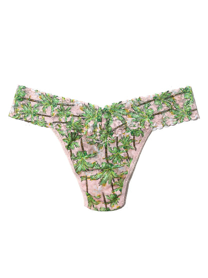 Original Rise Signature Lace Thong in Palm Breeze - Hanky Panky