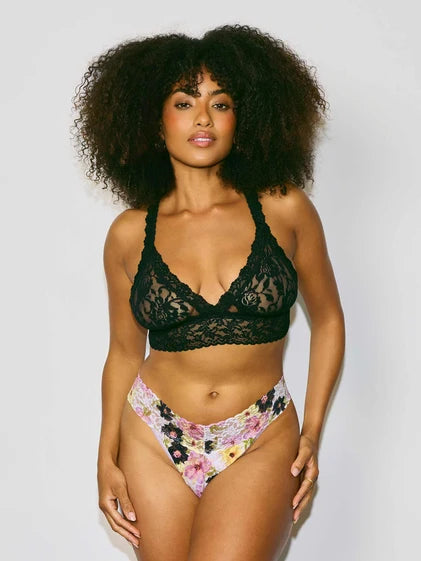 Original Rise Signature Lace Thong in Pressed - Hanky Panky