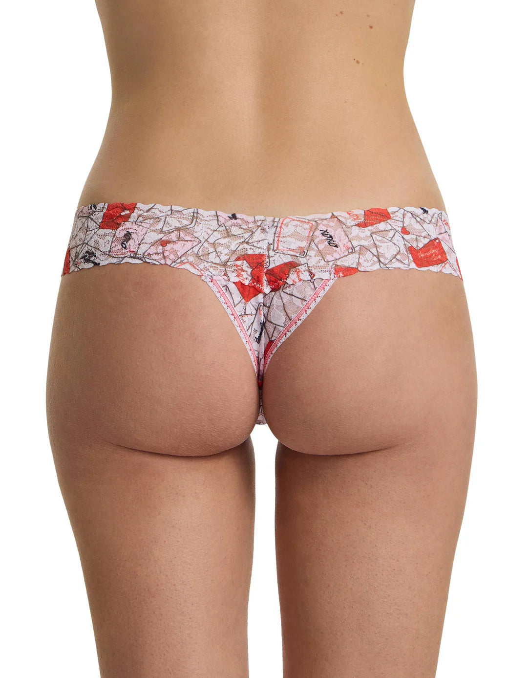 Low Rise Signature Lace Thong In With Love - Hanky Panky