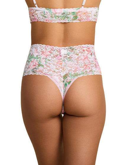 Retro Signature Lace Thong in Rococo Rose - Hanky Panky