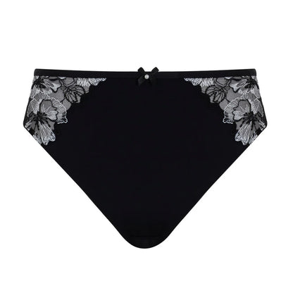 Marlene High Waist Brazilian In Black - Panache