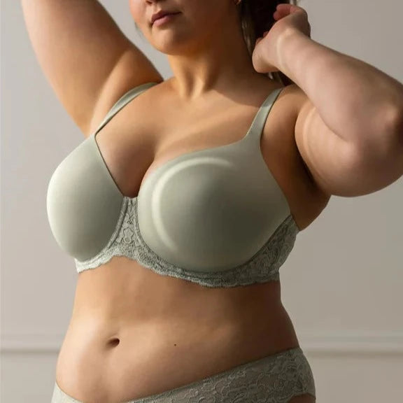 Pure Plus Full Coverage T-Shirt Bra In Sage - Montelle