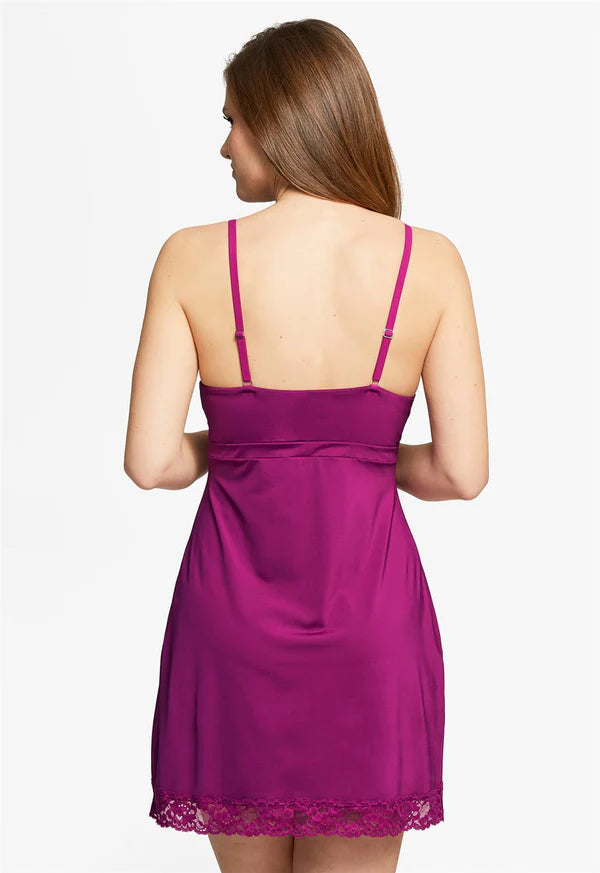 Bust Support Chemise In Dark Orchid - Montelle – BraTopia