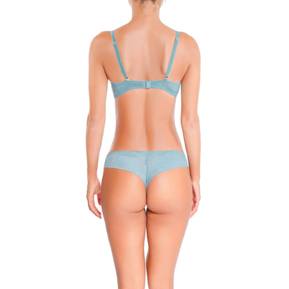 Poesie Underwire Bra In Floral Sky Blue - Huit