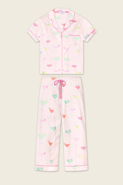 Whimsy PJ Set in Light Pink - PJ Salvage