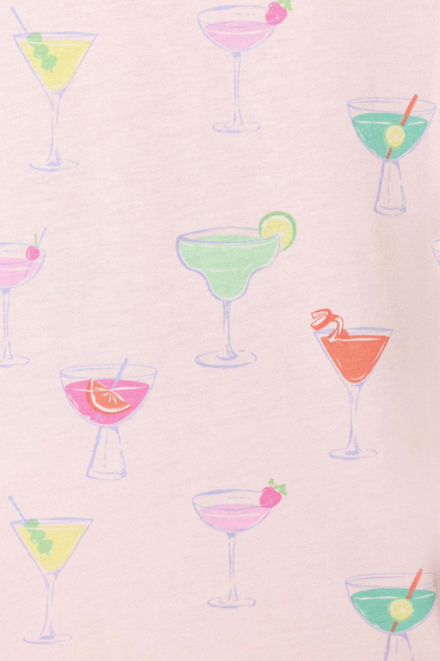 Whimsy PJ Set in Light Pink - PJ Salvage