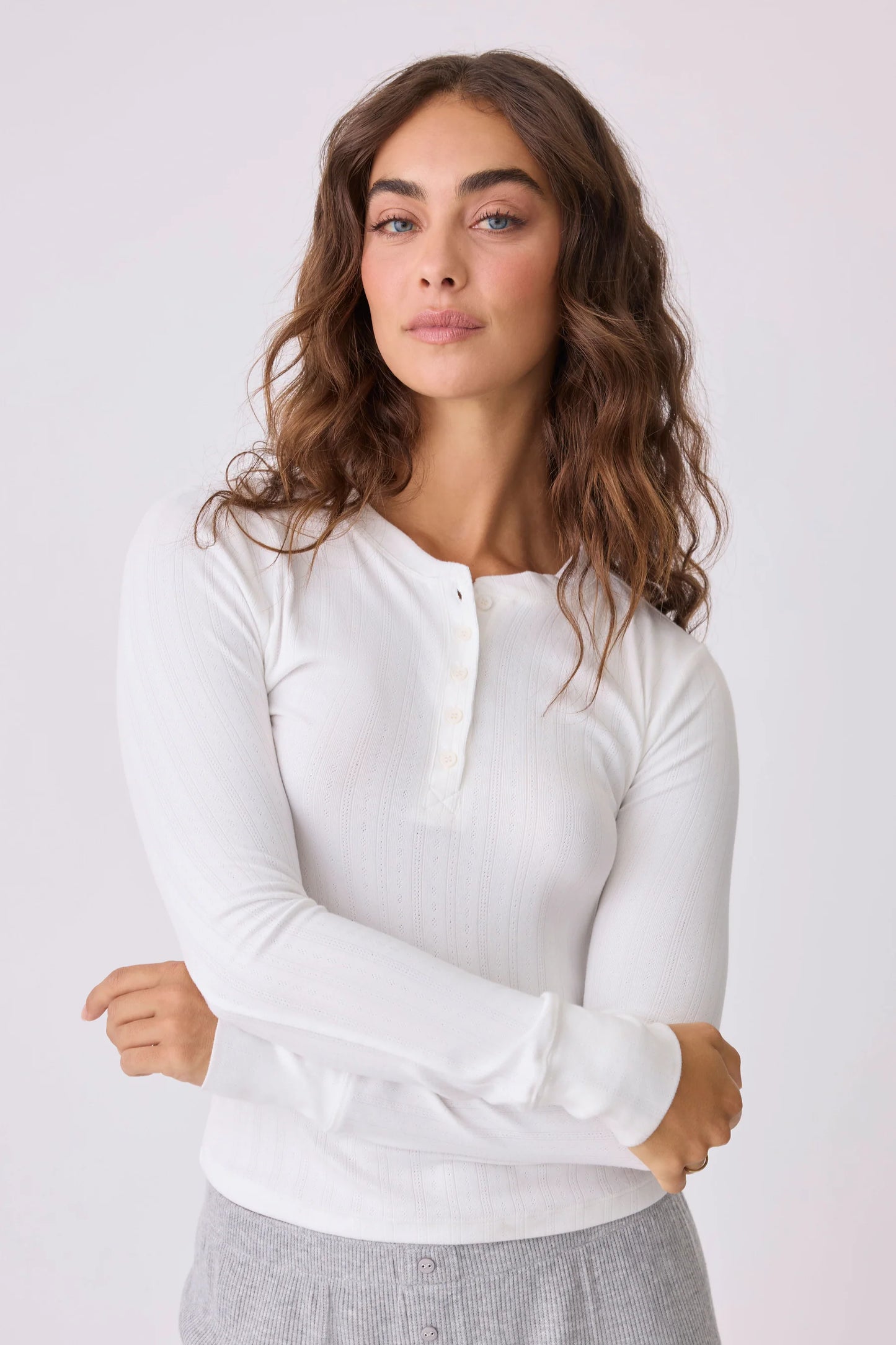 Back To Basics Top In Ivory - PJ Salvage