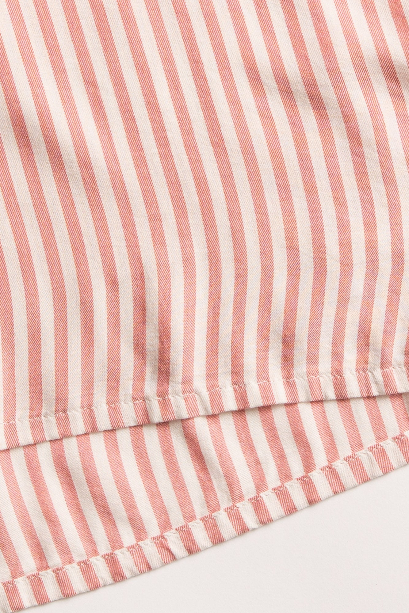 Stripe Hype Night Sleepwear Shirt In Rust - PJ Salvage