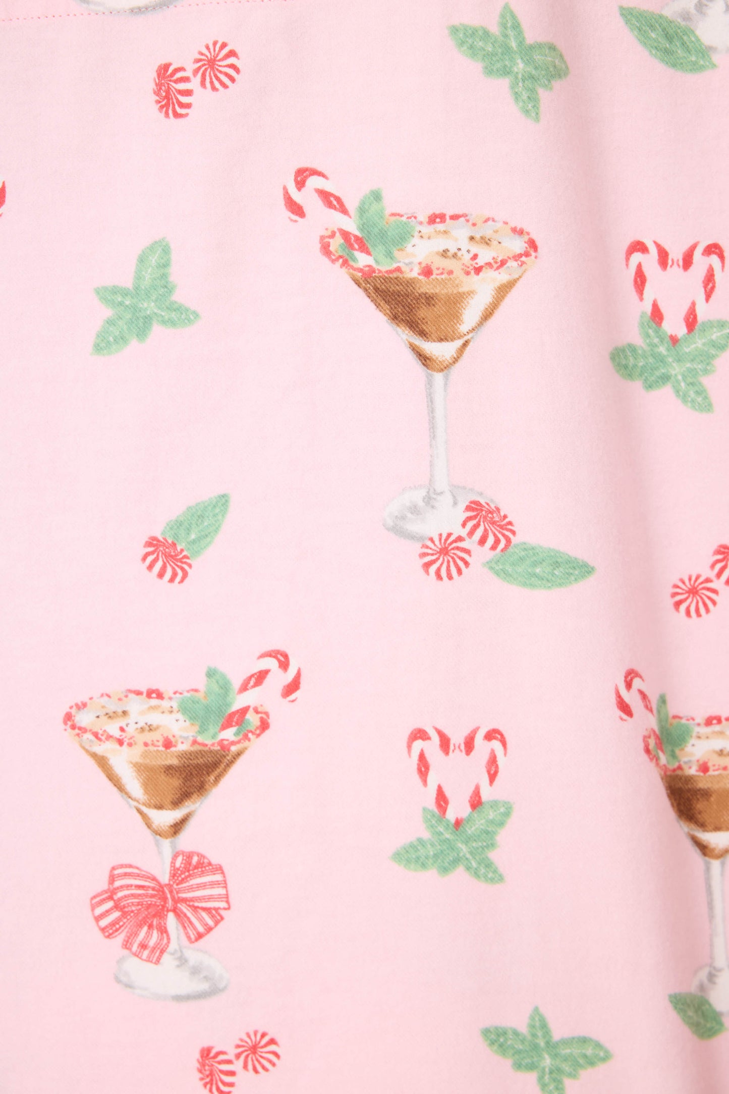 Flannels PJ Set In Ballet Pink - PJ Salvage