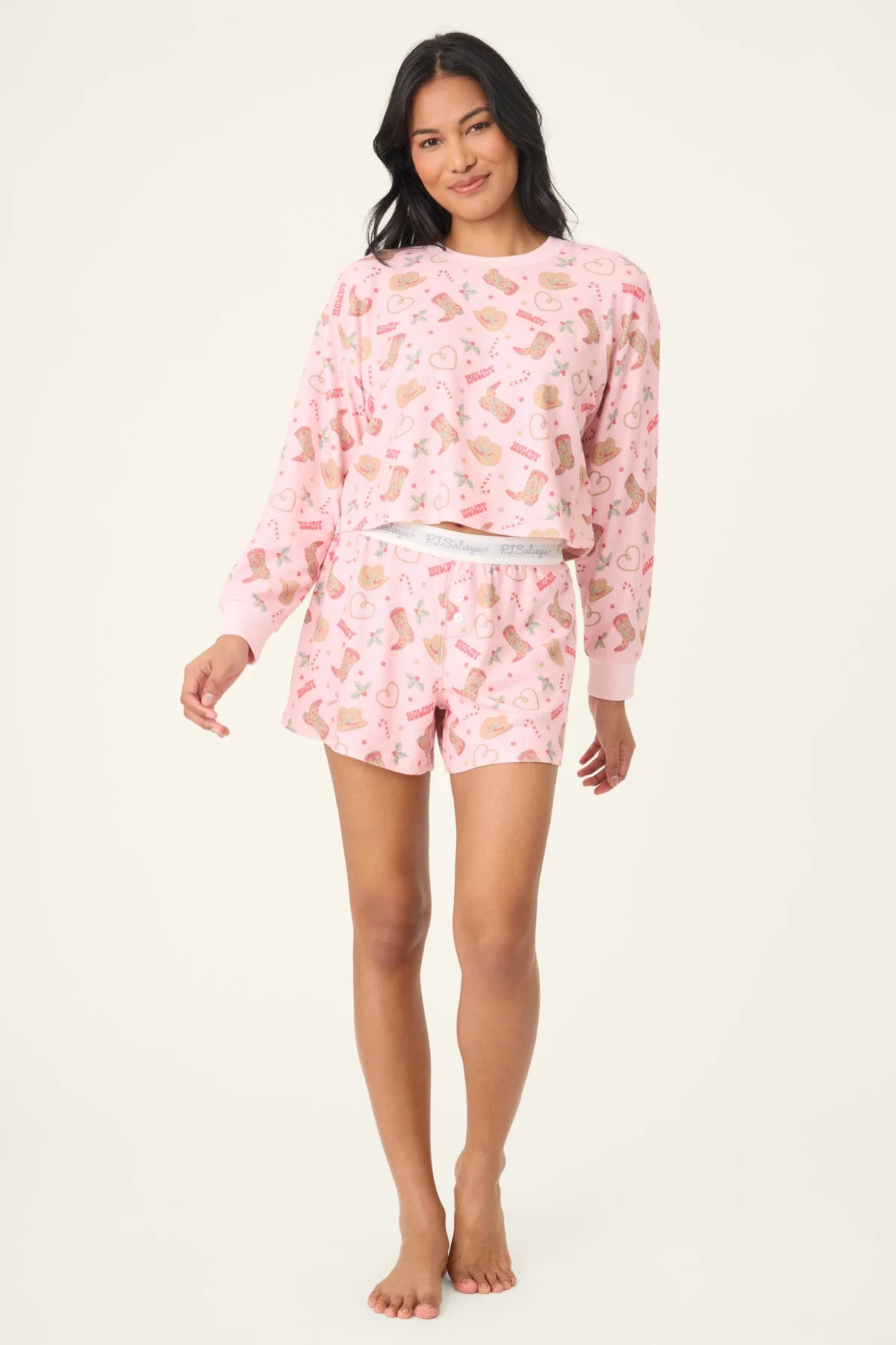 Boyfriend Boxer Short Gift Sets In Pink - PJ Salvage