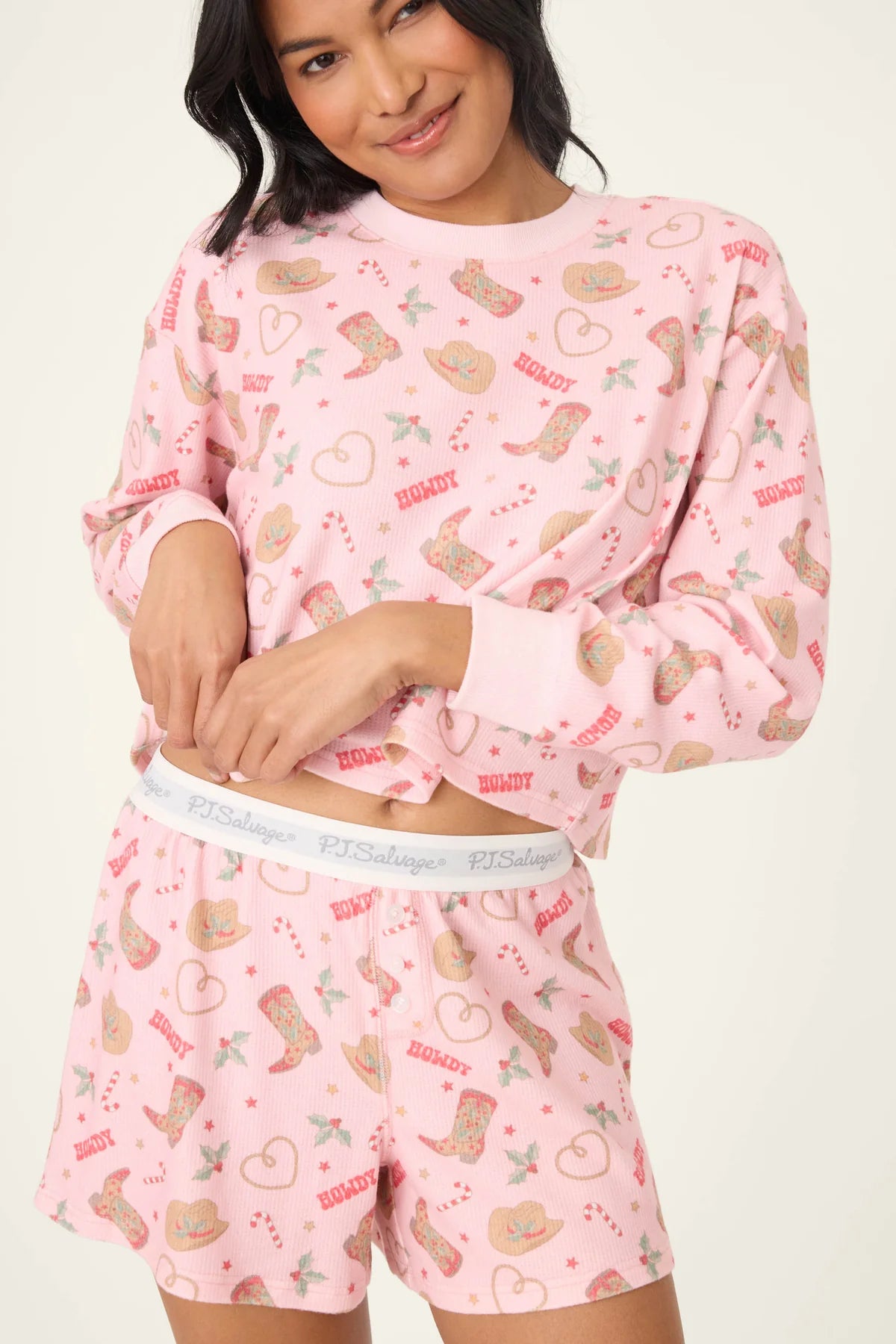 Boyfriend Boxer Short Gift Sets In Pink - PJ Salvage