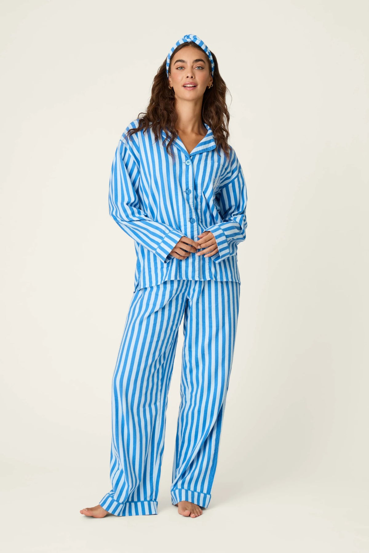 Flannels Icon Set in Coast Stripe - PJ Salvage