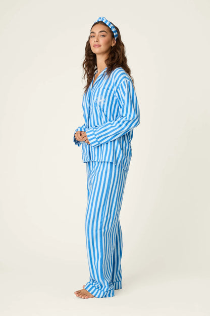 Flannels Icon Set in Coast Stripe - PJ Salvage