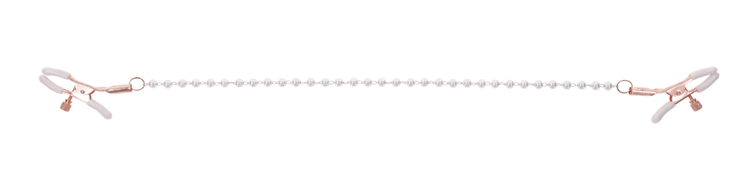 Peaches N Creame Pearl Nipple Clamps - Sportsheets