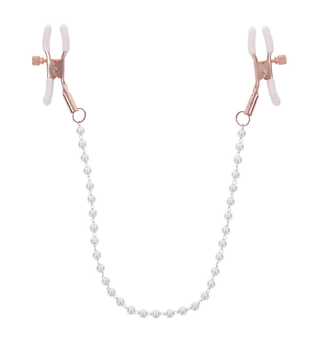 Peaches N Creame Pearl Nipple Clamps - Sportsheets