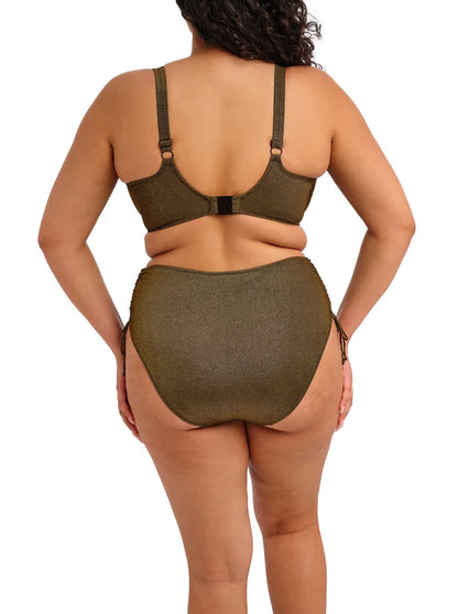 Sunset Shimmer Plunge Bikini Top In Gold Rush - Elomi