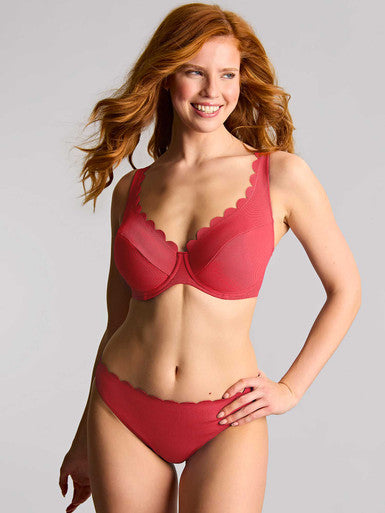 Spirit Lauren Plunge Bikini in Red - Panache