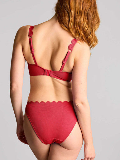 Spirit Lauren Plunge Bikini in Red - Panache