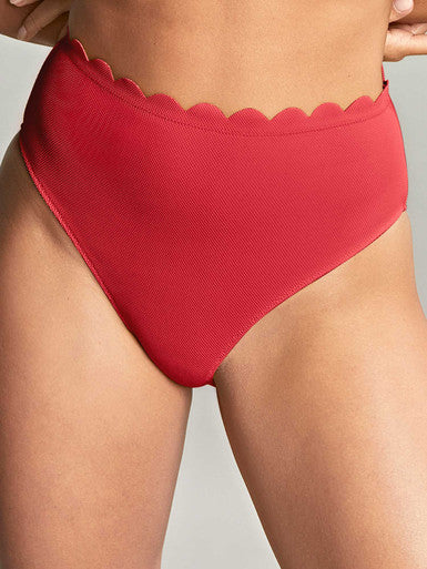 Spirit High Waist Brief in Red - Panache