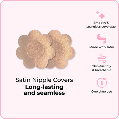 Satin Nipple Covers - Boomba