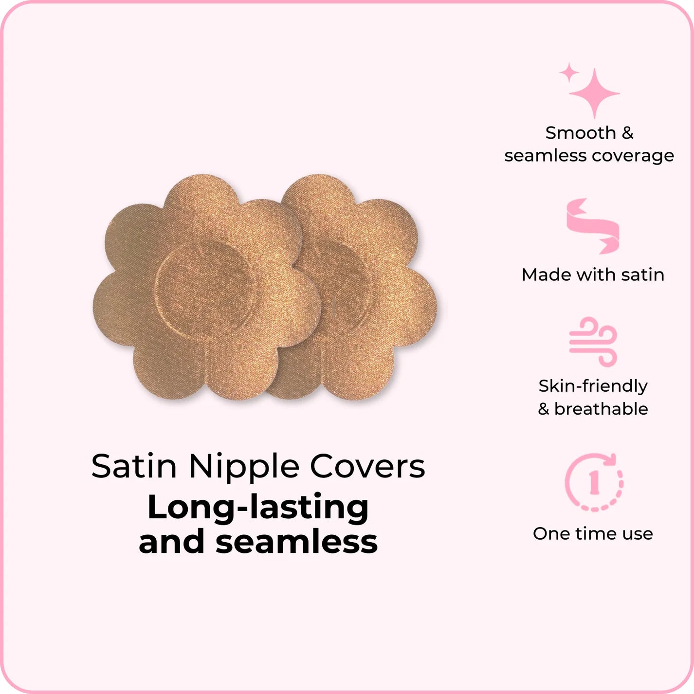 Satin Nipple Covers - Boomba