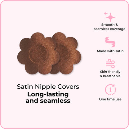 Satin Nipple Covers - Boomba
