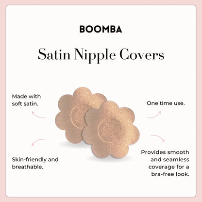 Satin Nipple Covers - Boomba