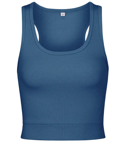 The After Bra Tank Top In Peacock - Bra:30