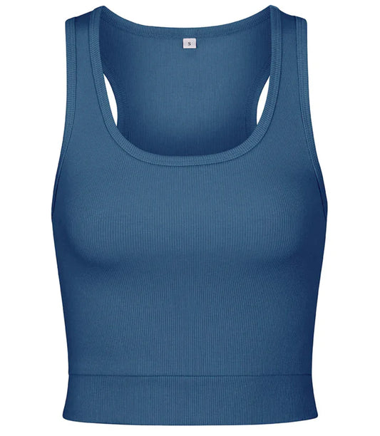 The After Bra Tank Top In Peacock - Bra:30