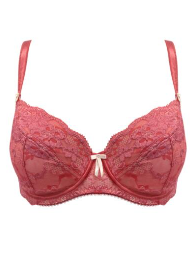 Amour Non Padded Underwired Bra In Rose & Soft Pink - Pour Moi