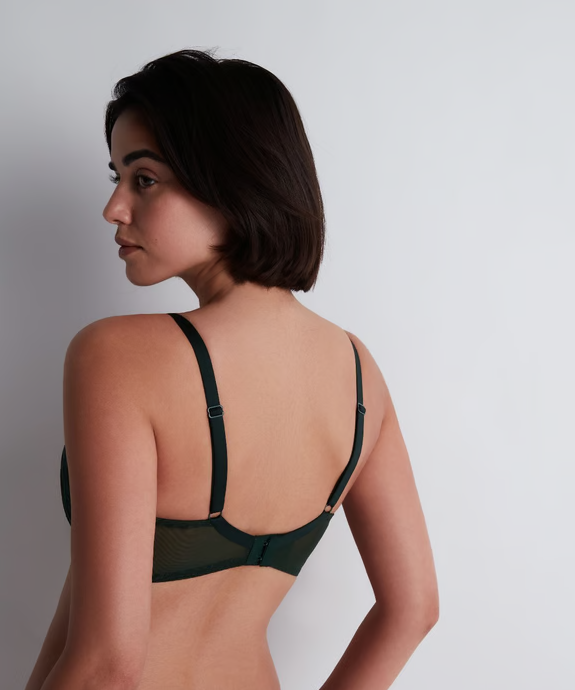 Into The Groove Triangle Bra In Forest - Aubade