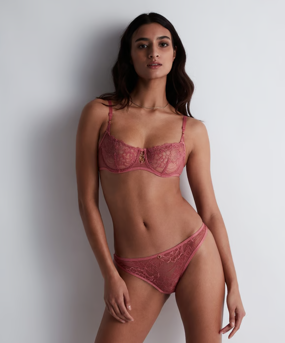 Feeling Myself Italian Slip In Rosewood - Aubade