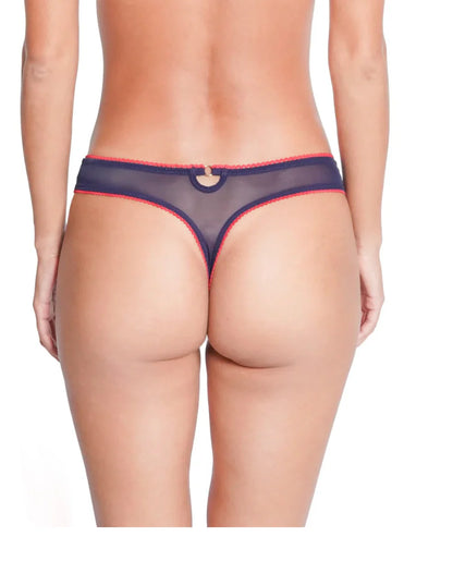 Bisou Tanga In Navy Flower - Huit