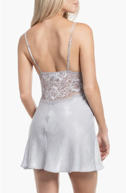 Silver Chemise In Silver - In Bloom