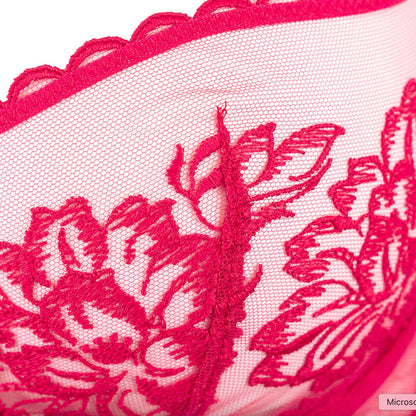 Romance Half Cup Bra In Cranberry - Simone Perele