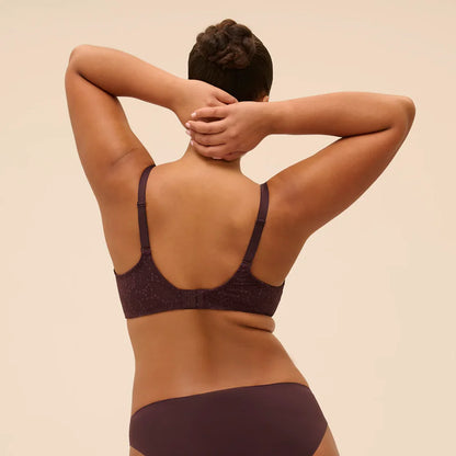 Comete Full Cup Support Bra In Dark Brown - Simone Perele