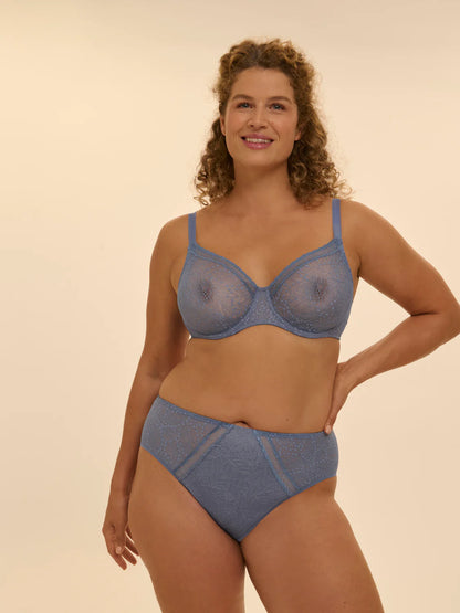 Comete Retro Brief in Chambray Blue - Simone Perele