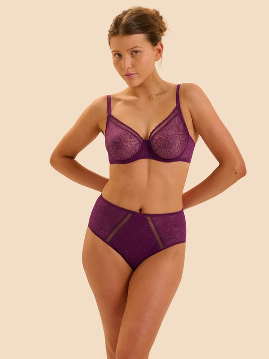 Comete Retro Brief in Blackberry - Simone Perele