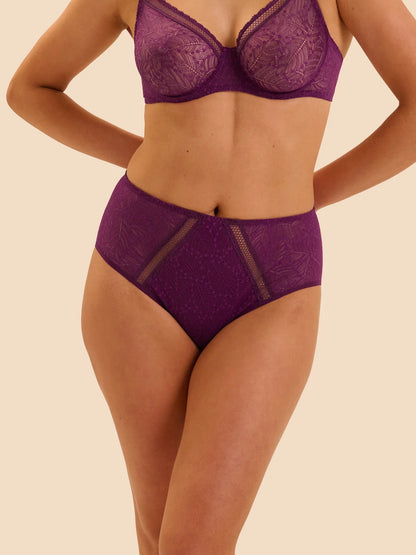 Comete Retro Brief in Blackberry - Simone Perele