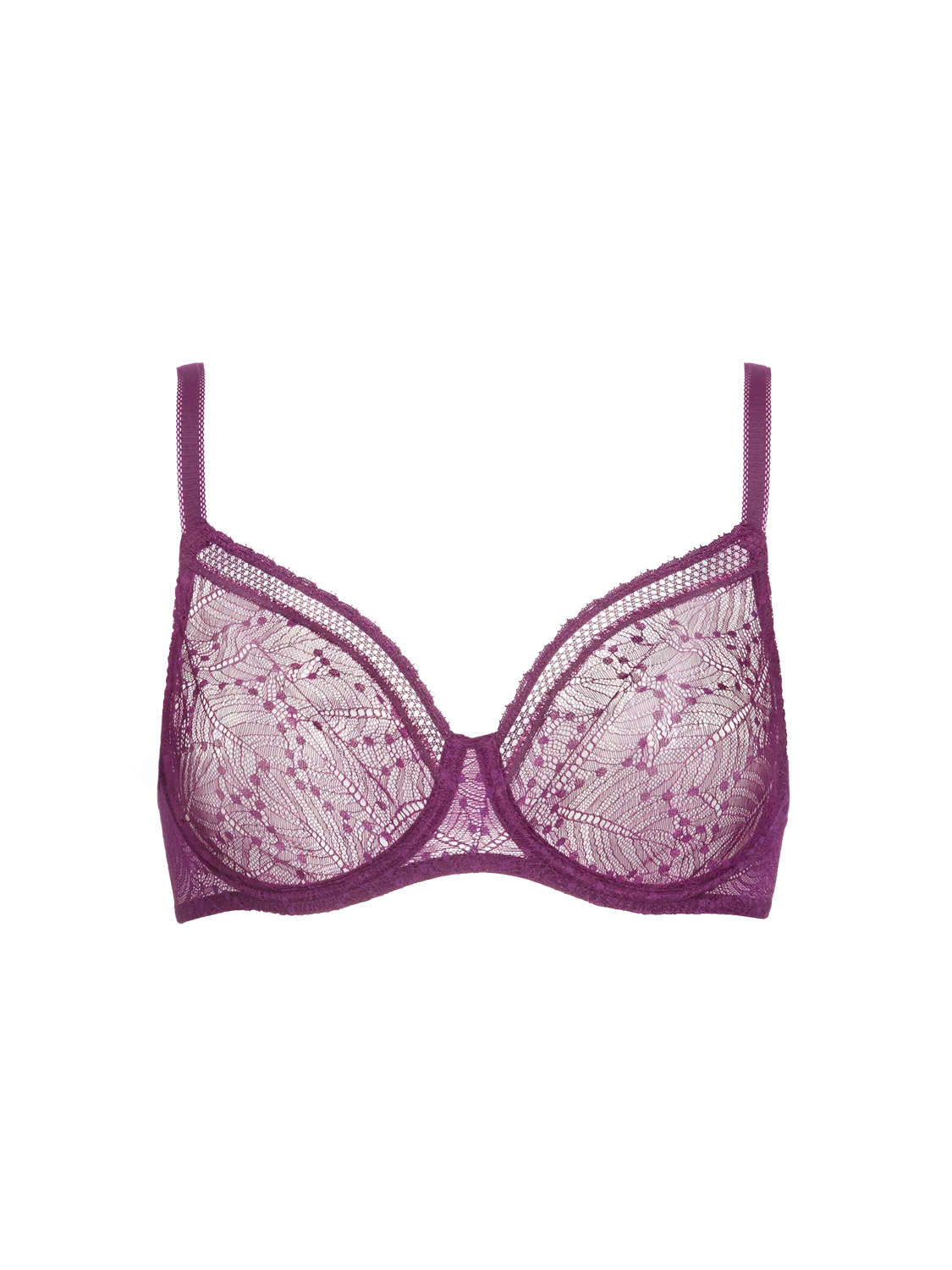 Comete Full Cup Support Bra In Blackberry - Simone Perele