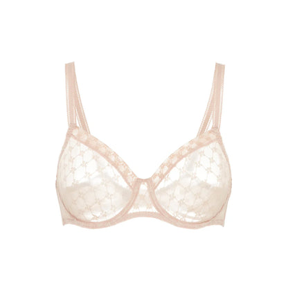 Plume UW Moulded Plunge Bra in Peau Rose- Simone Perele