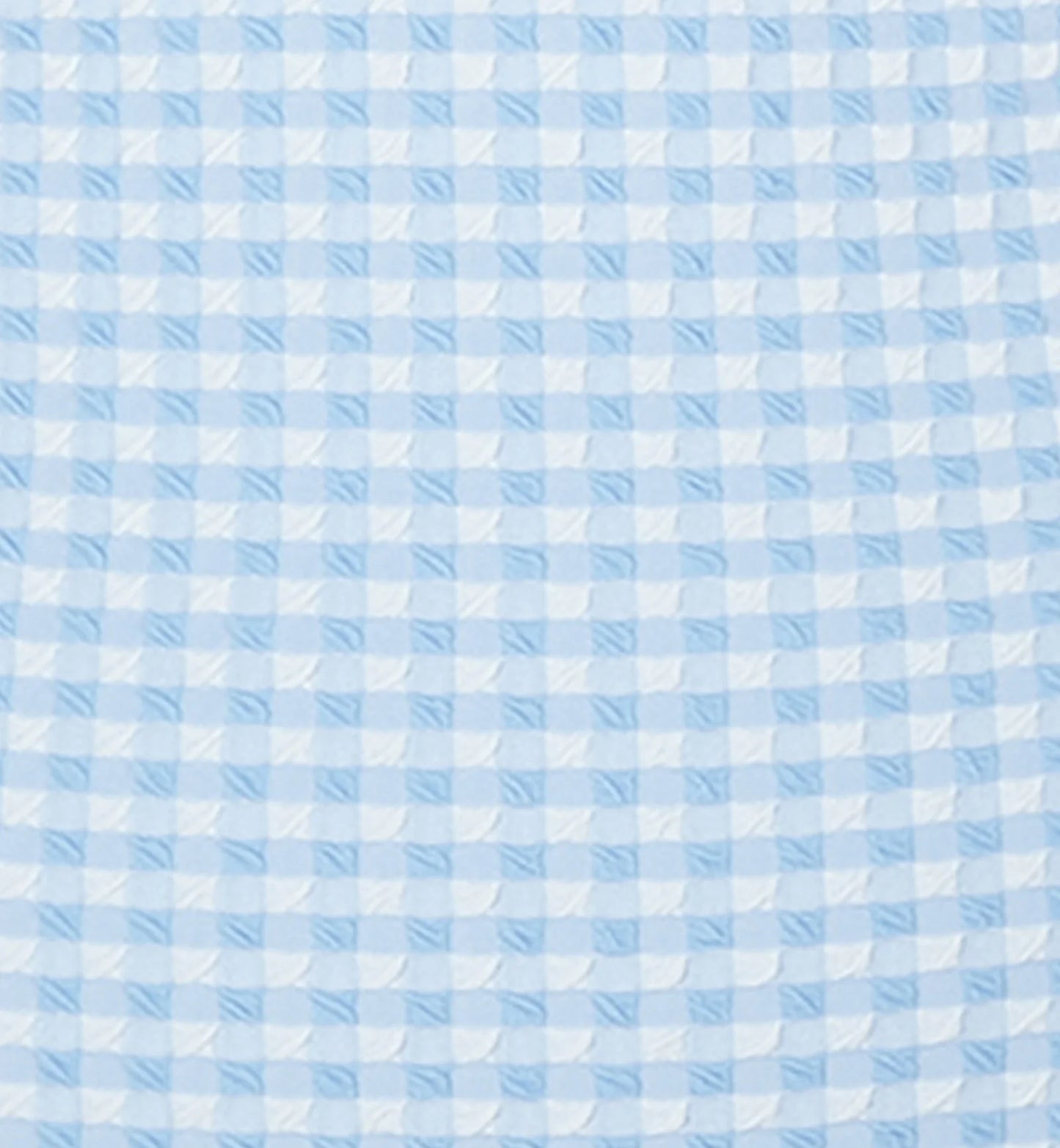 Gingham Olivia Full Cup Bikini Top In Sky Blue - Panache