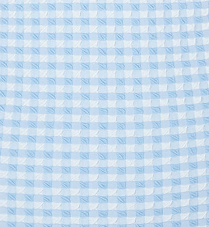 Gingham Olivia Full Cup Bikini Top In Sky Blue - Panache