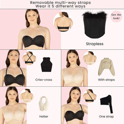 Elise Strapless Bra - Parfait