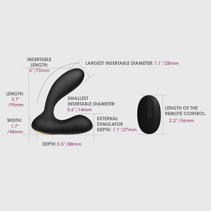 Vick Neo Interactive Massager In Black - Svakom