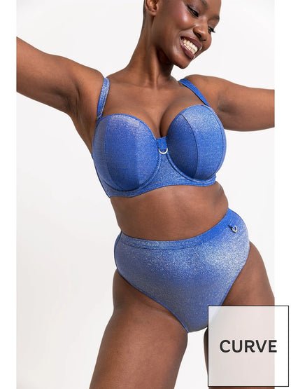 Sapphire Seas Bandeau Bikini Top - Curvy Kate