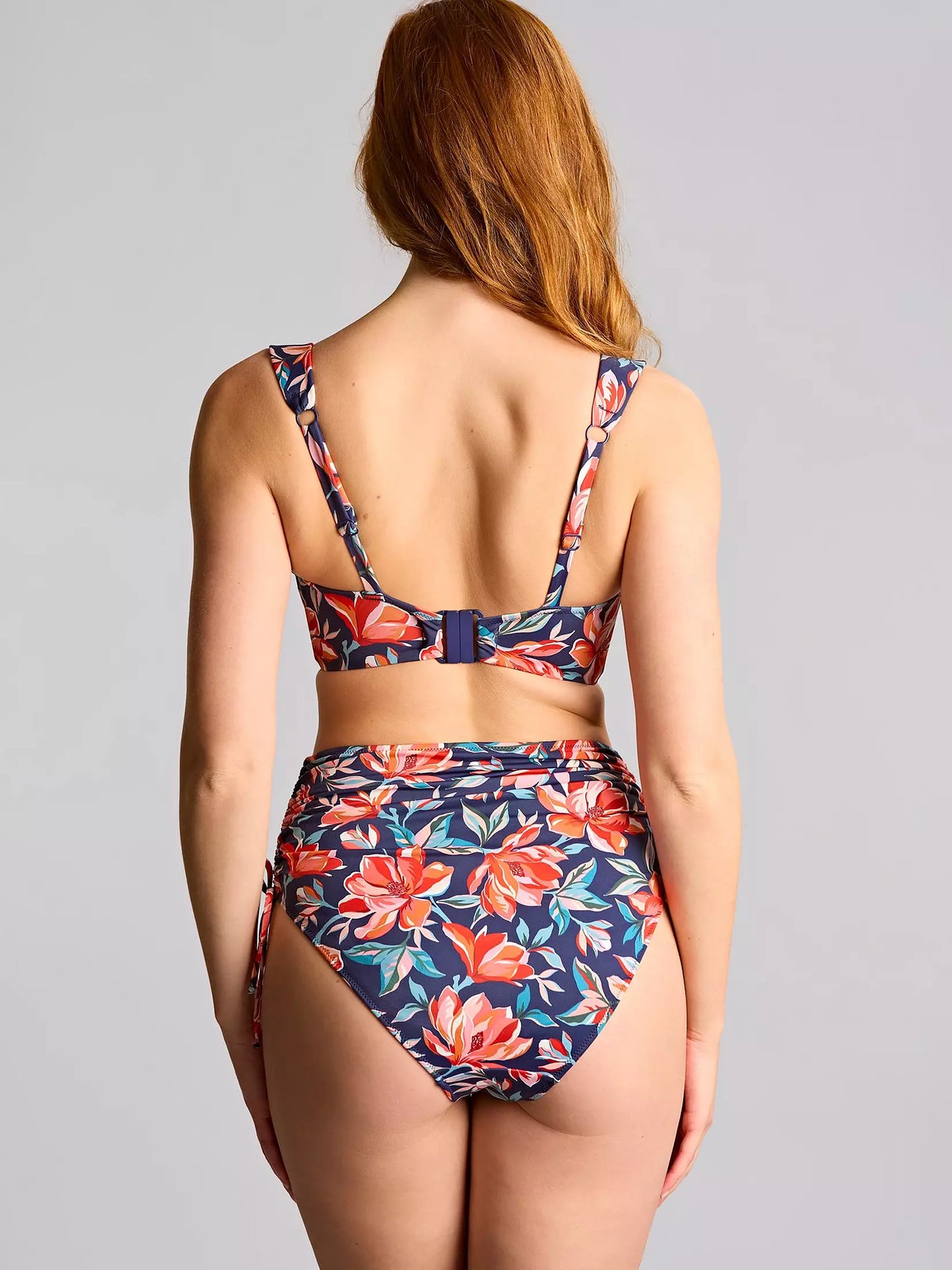 Liliflora Midi Gather Brief in Liliflora Print - Panache